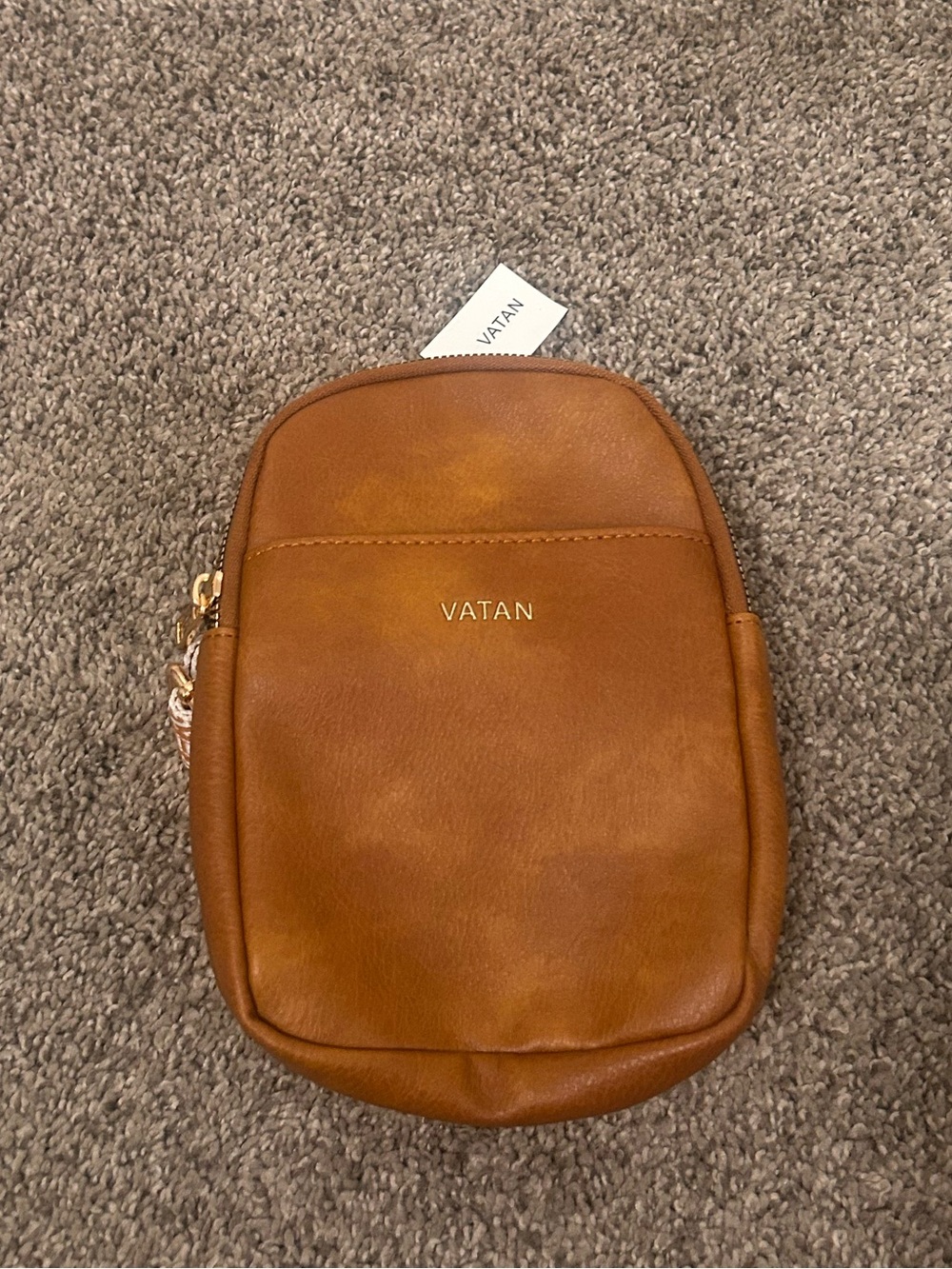 Classic Tan Crossbody Bag for Women